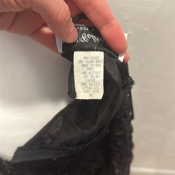 Vintage HW Collections Black Lace Dress - Picture 8 of 11